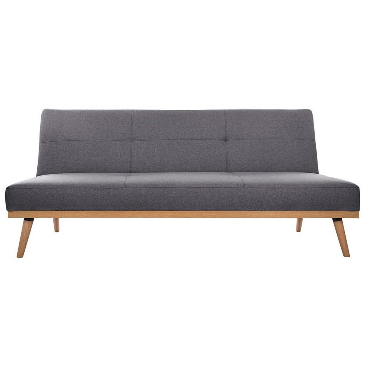 Sovesofa Atmosphera Dohan Polyester Mørke Grå (182 x 80 x 80 cm)