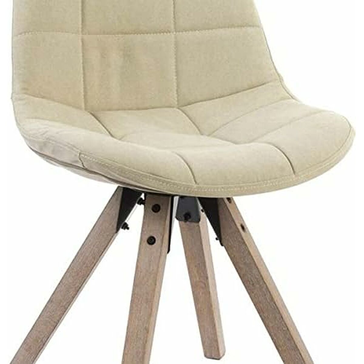 Dining Chair DKD Home Decor Beige Multicolour Wood 47 x 55 x 85 cm