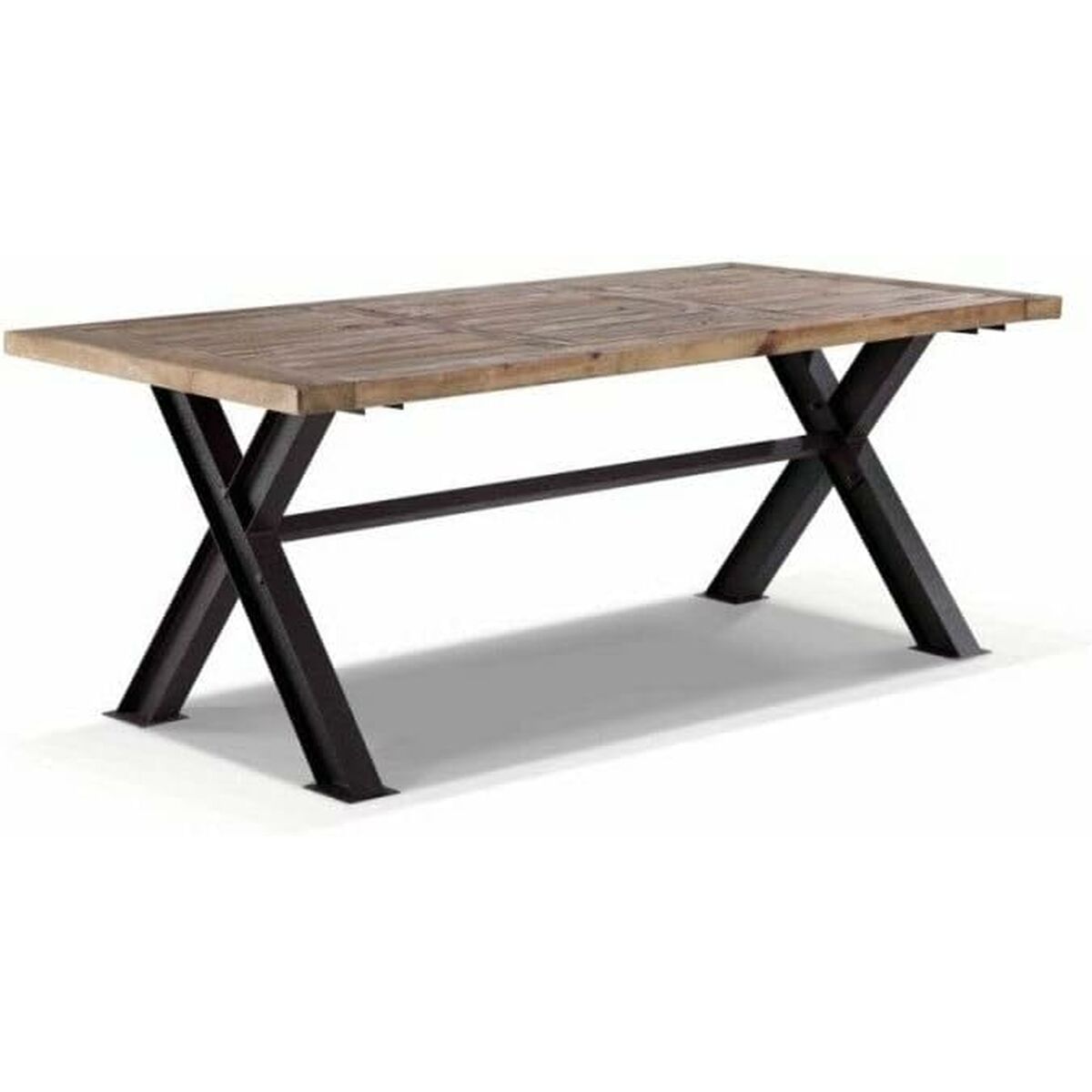 Dining Table DKD Home Decor Wood Metal (200 x 100 x 78 cm)