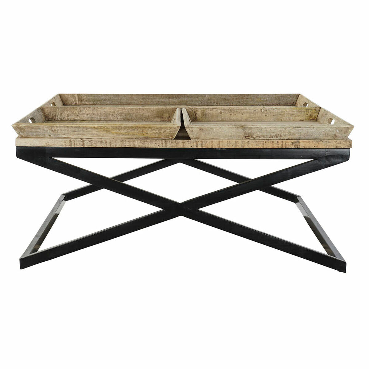 Centre Table DKD Home Decor Wood Metal 120 x 120 x 55 cm