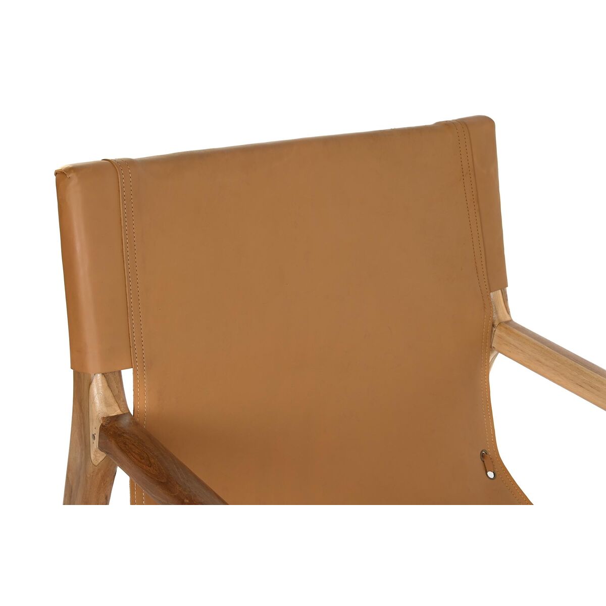 Chair DKD Home Decor Camel Light brown 66 x 73 x 77 cm