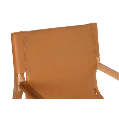 Chair DKD Home Decor Camel Light brown 66 x 73 x 77 cm