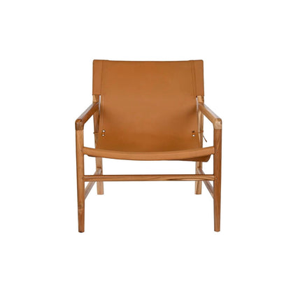 Chair DKD Home Decor Camel Light brown 66 x 73 x 77 cm