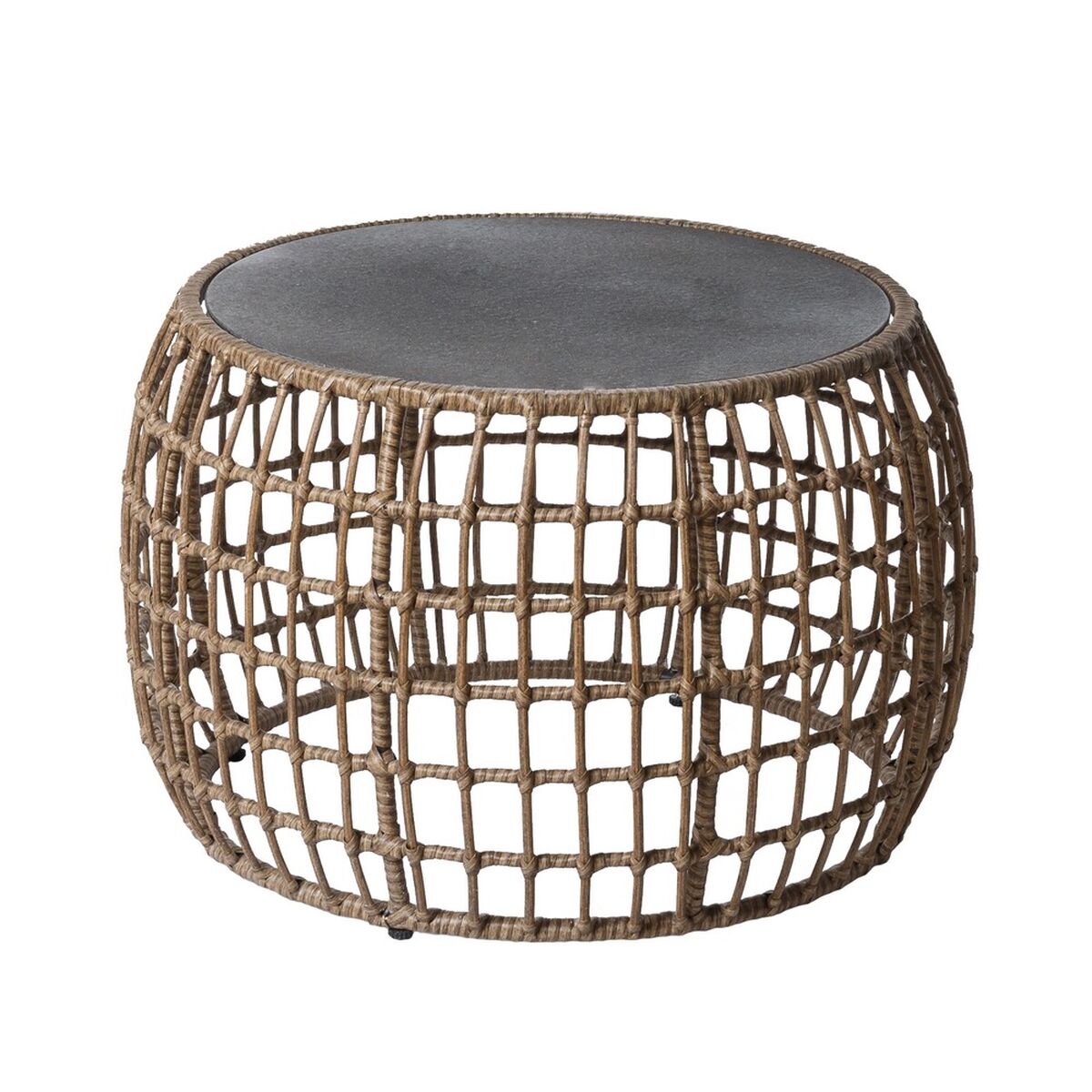 Centre Table Ariki 73 x 61 x 46 cm synthetic rattan Steel