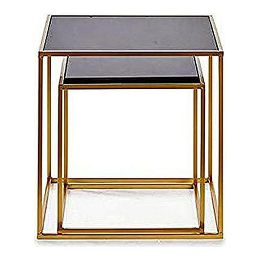 Set of 2 tables Metal Metal (50 x 50 x 50 cm)