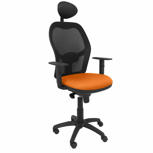 Office Chair with Headrest Jorquera P&C ALI308C Orange