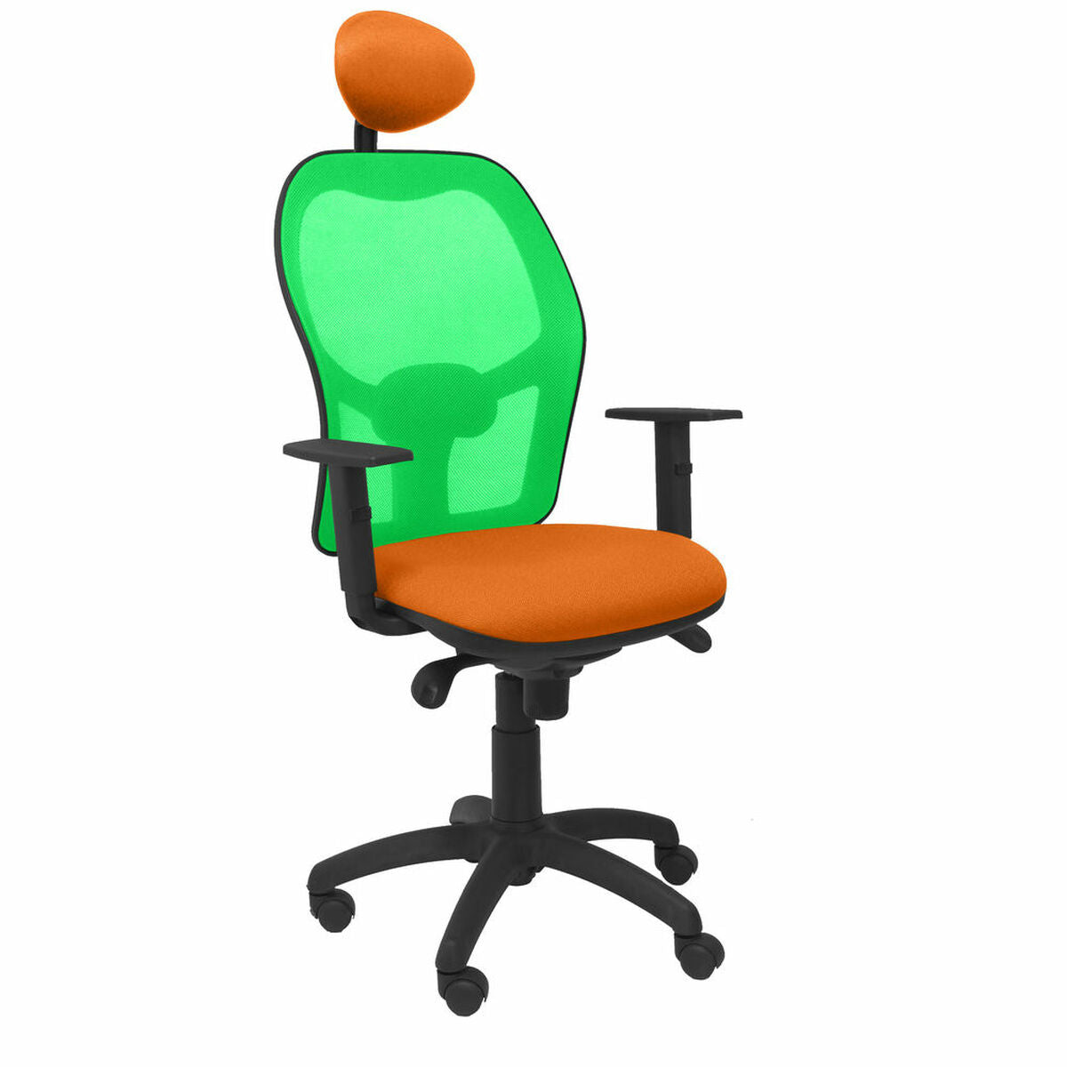 Office Chair with Headrest Jorquera P&C ALI308C Orange