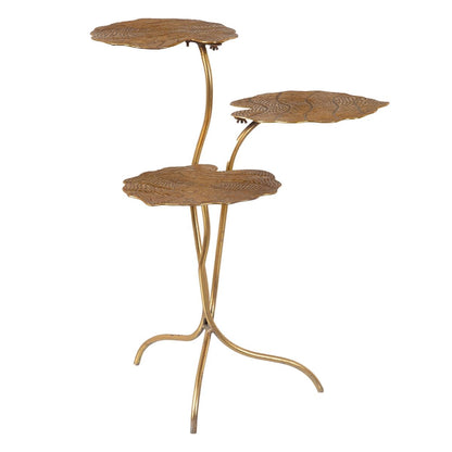 Side table 64,5 x 54 x 78 cm Golden Metal