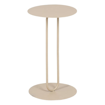 Side table 30,5 x 30,5 x 53 cm Cream Iron