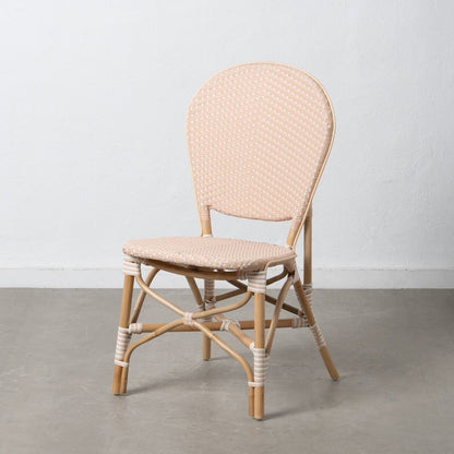 Dining Chair 47 x 54 x 93 cm Natural Beige Rattan