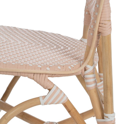 Dining Chair 47 x 54 x 93 cm Natural Beige Rattan