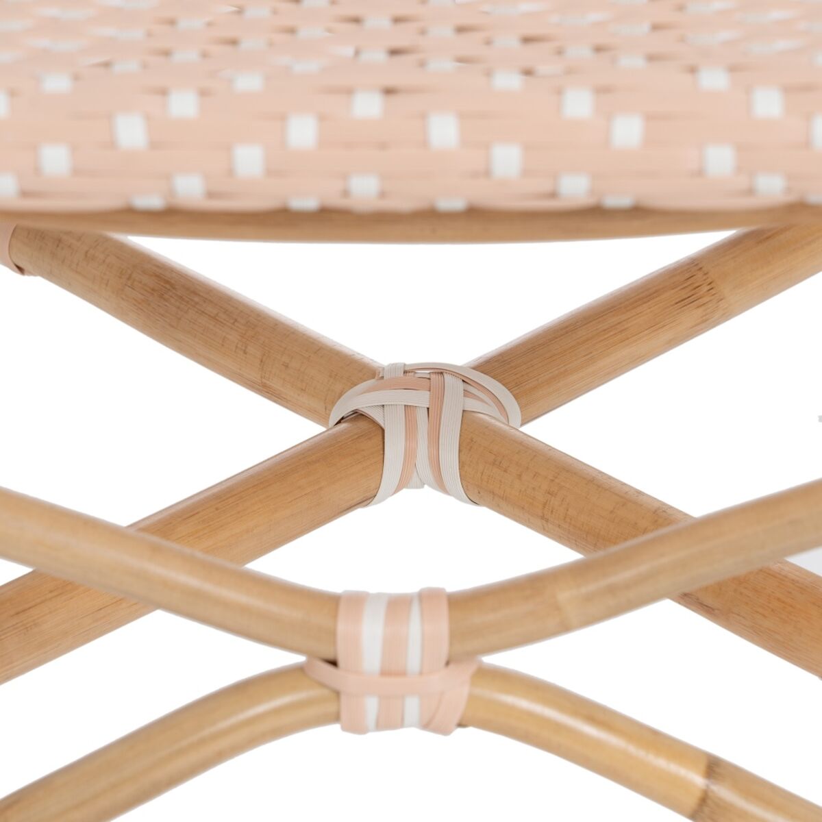 Dining Chair 47 x 54 x 93 cm Natural Beige Rattan