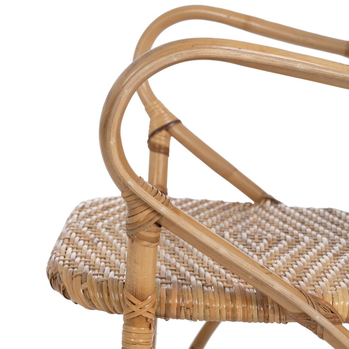 Dining Chair 57 x 62 x 90 cm Natural Rattan