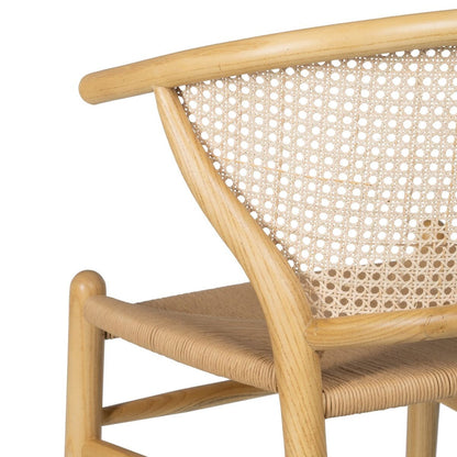 Dining Chair 49 x 45 x 80 cm Natural